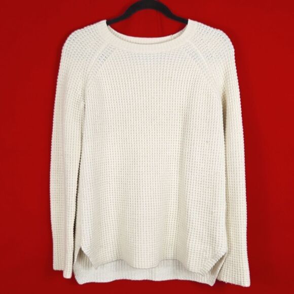 MARINE LAYER Delaney Pullover‎ in Off White Womens Size Small - Picture 2 of 7